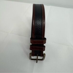 Allen Edmonds Two Tone Leather Belt Mens 40 Brown Black 99701